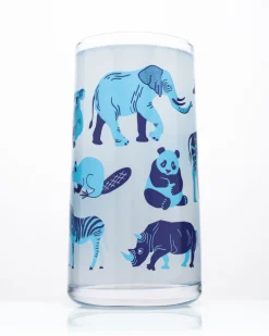 Cognitive Surplus Retro Mammals Drinking Glass - Tumbler Glass | * Drinking Glasses | Veterinary Science