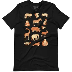 Cognitive Surplus Retro Mammals Graphic Tee* Unisex Graphic Tees | Biology
