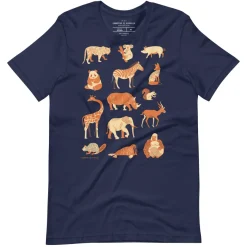 Cognitive Surplus Retro Mammals Graphic Tee* Unisex Graphic Tees | Biology