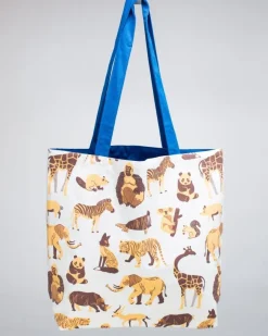 Cognitive Surplus Retro Mammals Tote Bag | Reversible Tote by* Tote Bags | Veterinary Science