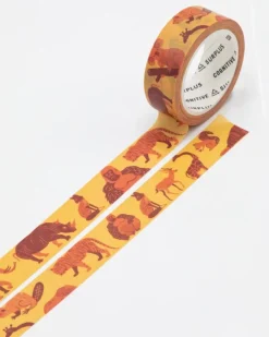 Cognitive Surplus Retro Mammals Washi Tape* Washi Tape | Veterinary Science
