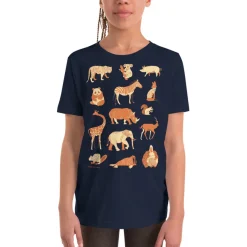 Cognitive Surplus Retro Mammals Youth Graphic Tee* Youth Graphic Tees | Biology