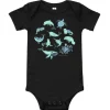 Cognitive Surplus Retro Marine Life Baby Bodysuit* Baby Bodysuits | Marine Biology