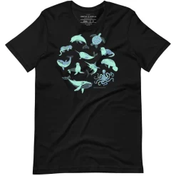 Cognitive Surplus Retro Marine Life Graphic Tee* Unisex Graphic Tees | Marine Biology