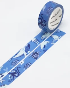 Cognitive Surplus Retro Marine Life Washi Tape* Washi Tape | Marine Biology