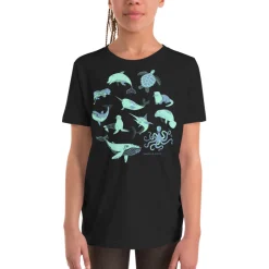 Cognitive Surplus Retro Marine Life Youth Graphic Tee* Youth Graphic Tees | Marine Biology