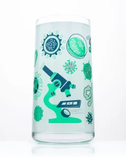 Cognitive Surplus Retro Microbiology Drinking Glass – Tumbler Glass | * Drinking Glasses | Microbiology
