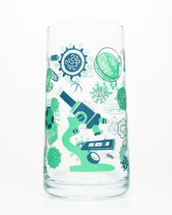 Cognitive Surplus Retro Microbiology Drinking Glass – Tumbler Glass | * Drinking Glasses | Microbiology