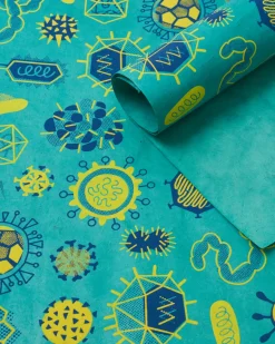 Cognitive Surplus Retro Microbiology Wrapping Paper* Wrapping Paper | Microbiology