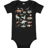 Cognitive Surplus Retro Paleontology Baby Bodysuit* Baby Bodysuits | Paleontology