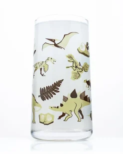 Cognitive Surplus Retro Paleontology Drinking Glass – Tumbler Glass | * Drinking Glasses | Paleontology