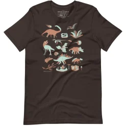 Cognitive Surplus Retro Paleontology Graphic Tee* Unisex Graphic Tees | Paleontology