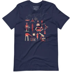 Cognitive Surplus Retro Science Lab Graphic Tee* Unisex Graphic Tees | Microbiology