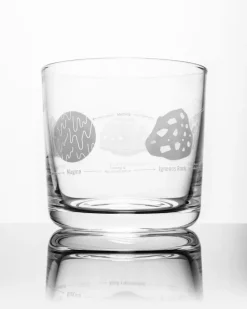 Cognitive Surplus Rock Cycle Whiskey Glass - Scotch Glass | * Geology + Earth Science