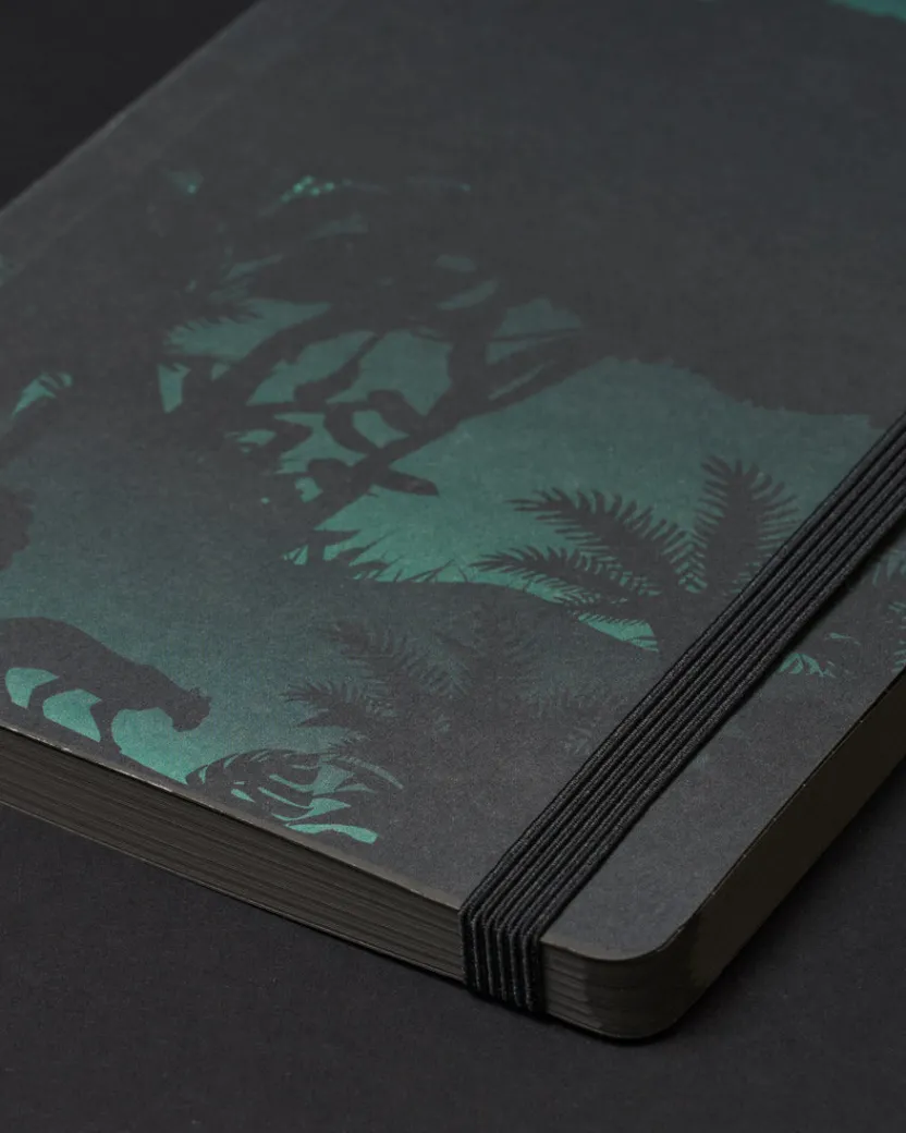 Cognitive Surplus Rocket Science A5 Notebook - Rocketry Notebook | * Black Paper Notebooks | The Dark Analysis