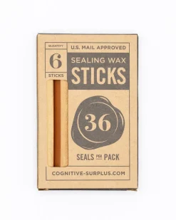 Cognitive Surplus Sandstone Shimmer Sealing Wax Sticks* Wax Sticks