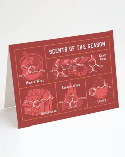 Cognitive Surplus Scents of the Season Holiday Card - Chemistry Christmas Card | * Greeting Cards | Pharmacy