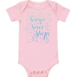 Cognitive Surplus Science Never Sleeps Baby Bodysuit* Baby Bodysuits