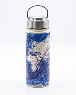 Cognitive Surplus Seabed World Map Stainless Steel Travel Mug | * Travel Mugs | Water Bottles