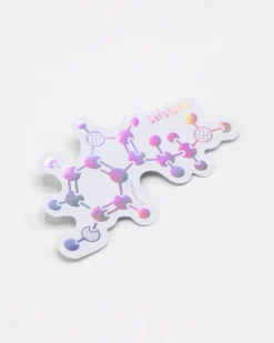 Cognitive Surplus Serotonin: Happiness Molecule Sticker* Stickers | Chemistry