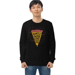 Cognitive Surplus Slice of Earth Pizza Sweatshirt - Organic* Sweatshirts | Geology + Earth Science