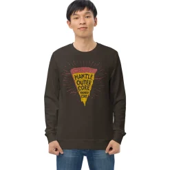 Cognitive Surplus Slice of Earth Pizza Sweatshirt - Organic* Sweatshirts | Geology + Earth Science