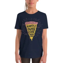 Cognitive Surplus Slice of Earth Pizza Youth Graphic Tee* Youth Graphic Tees | Geology + Earth Science