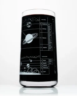 Cognitive Surplus Solar System Drinking Glass - Astronomy Tumbler | * Drinking Glasses | Astronomy