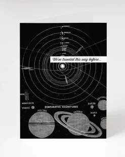 Cognitive Surplus Solar System Greeting Card - Astronomy Stationery | * Greeting Cards | Astronomy