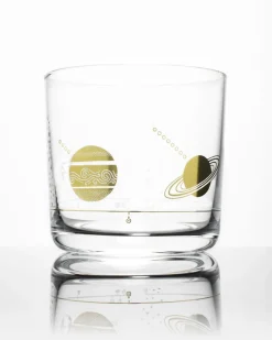 Cognitive Surplus Solar System Whiskey Glass - Scotch Glass | * Rocks Glasses | Astronomy