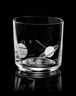 Cognitive Surplus Solar System Whiskey Glass - Scotch Glass | * Rocks Glasses | Astronomy