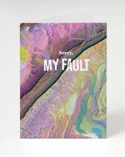 Cognitive Surplus Sorry, My Fault - Geology Apology Card | * Greeting Cards | Geology + Earth Science
