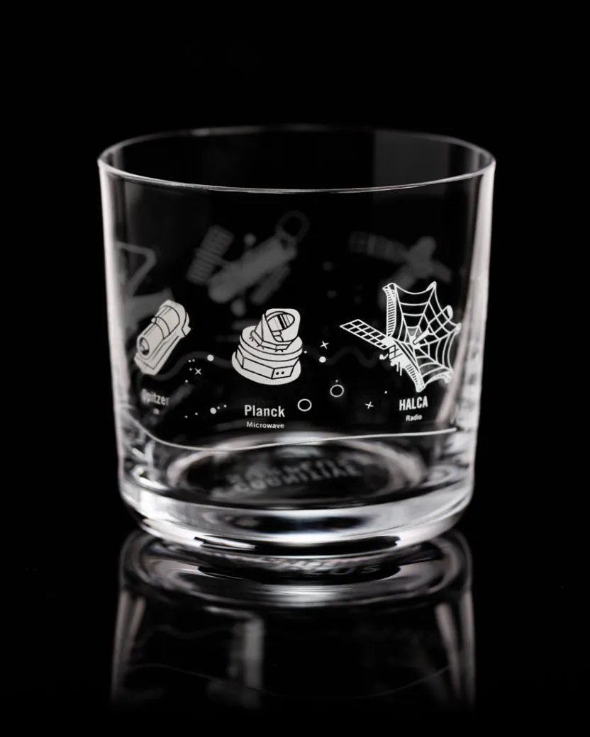 Cognitive Surplus Space Telescopes Whiskey Glass - Scotch Glass | * Rocks Glasses | Engineering