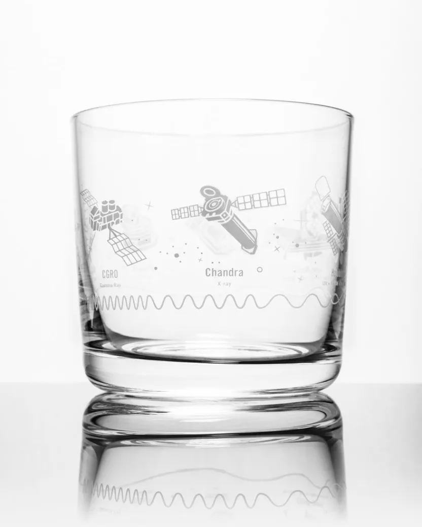 Cognitive Surplus Space Telescopes Whiskey Glass - Scotch Glass | * Rocks Glasses | Engineering