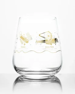 Cognitive Surplus Space Telescopes Wine Glass - Astronomy Gift | * Wine Glasses | Engineering