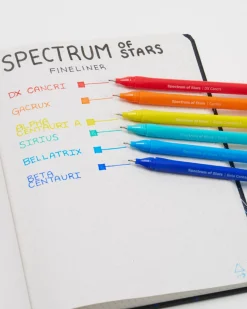 Cognitive Surplus Spectrum of Stars Fineliner Pens (Pack of 6)* Pens | Geology + Earth Science