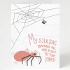 Cognitive Surplus Spider Song Card - Biology Stationery | * Greeting Cards | Biology
