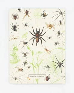 Cognitive Surplus Spiders Hardcover Notebook - Insect Print | * The Hypothesis | Entomology