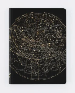 Cognitive Surplus Star Chart Night Sky Hardcover Notebook* The Hypothesis | Astronomy