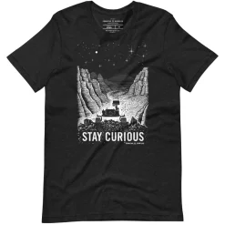 Cognitive Surplus Stay Curious – Mars Rover Graphic Tee* Unisex Graphic Tees | Engineering