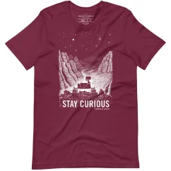 Cognitive Surplus Stay Curious – Mars Rover Graphic Tee* Unisex Graphic Tees | Engineering