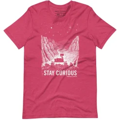 Cognitive Surplus Stay Curious – Mars Rover Graphic Tee* Unisex Graphic Tees | Engineering