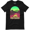 Cognitive Surplus Stay Curious - Vaporwave Mars Rover Graphic Tee* Unisex Graphic Tees | Engineering