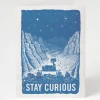 Cognitive Surplus Stay Curious Greeting Card - Graduation Astronomy Card | * Greeting Cards | Astronomy