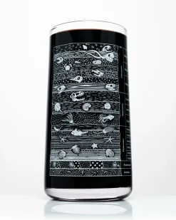 Cognitive Surplus Stratigraphy Drinking Glass – Core Sample Tumbler | * Drinking Glasses | Paleontology