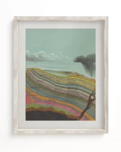 Cognitive Surplus Stratigraphy Scientific Illustration Museum Print* Wall Art | Geology + Earth Science