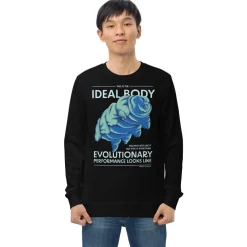 Cognitive Surplus Tardigrade: Peak Evolutionary Performance Sweatshirt - Organic* Sweatshirts | Microbiology