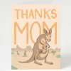 Cognitive Surplus Thanks Mom! Kangaroo Card - Mother's Day Card | * Greeting Cards