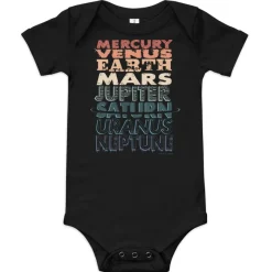 Cognitive Surplus The Planets Baby Bodysuit* Baby Bodysuits | Astronomy