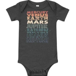 Cognitive Surplus The Planets Baby Bodysuit* Baby Bodysuits | Astronomy